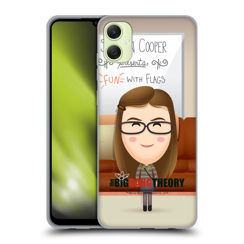 The Big Bang Theory Character Art Amy Soft Gel Case for Samsung Galaxy A05