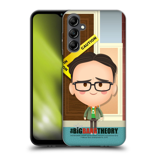 The Big Bang Theory Character Art Leonard Soft Gel Case for Samsung Galaxy M14 5G
