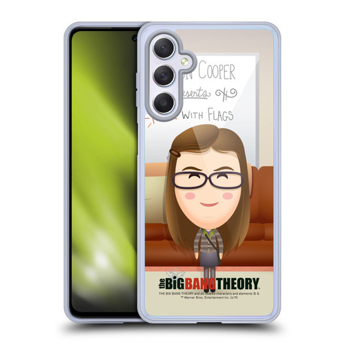 The Big Bang Theory Character Art Amy Soft Gel Case for Samsung Galaxy M54 5G