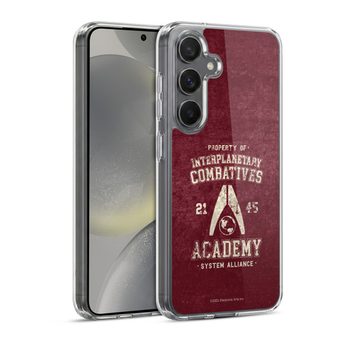 EA Bioware Mass Effect 3 Badges And Logos Interplanetary Combatives Soft Gel Case for Samsung Galaxy S24 5G