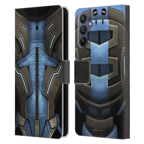 EA Bioware Mass Effect Armor Collection Garrus Vakarian Leather Book Wallet Case Cover For Samsung Galaxy A15