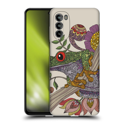 Valentina Animals And Floral Frog Soft Gel Case for Motorola Moto G82 5G