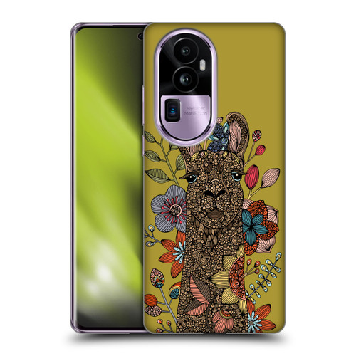 Valentina Animals And Floral Llama Soft Gel Case for OPPO Reno10 Pro+