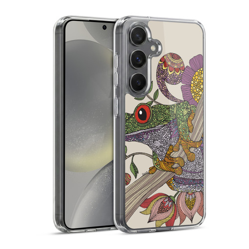 Valentina Animals And Floral Frog Soft Gel Case for Samsung Galaxy S24 5G & MagSafe