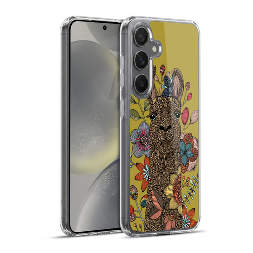 Valentina Animals And Floral Llama Soft Gel Case for Samsung Galaxy S24+ 5G & MagSafe