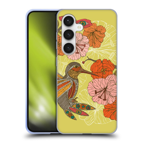 Valentina Birds Hummingbird Flower Soft Gel Case for Samsung Galaxy S24 5G
