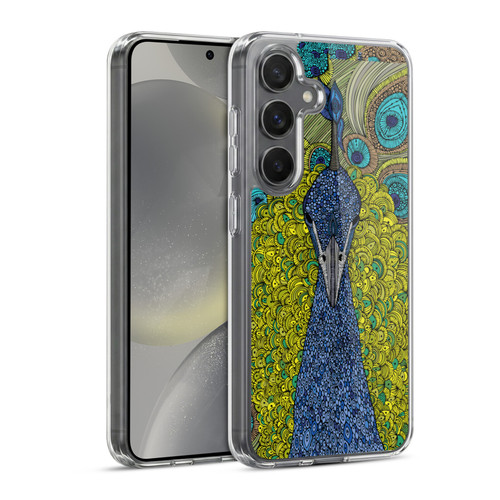 Valentina Birds The Peacock Soft Gel Case for Samsung Galaxy S24 5G & MagSafe