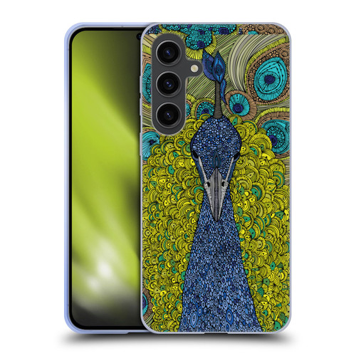 Valentina Birds The Peacock Soft Gel Case for Samsung Galaxy S24+ 5G