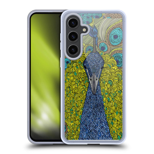 Valentina Birds The Peacock Soft Gel Case for Samsung Galaxy S24+ 5G
