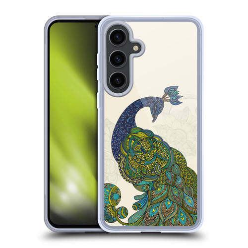 Valentina Birds Peacock Tail Soft Gel Case for Samsung Galaxy S24+ 5G