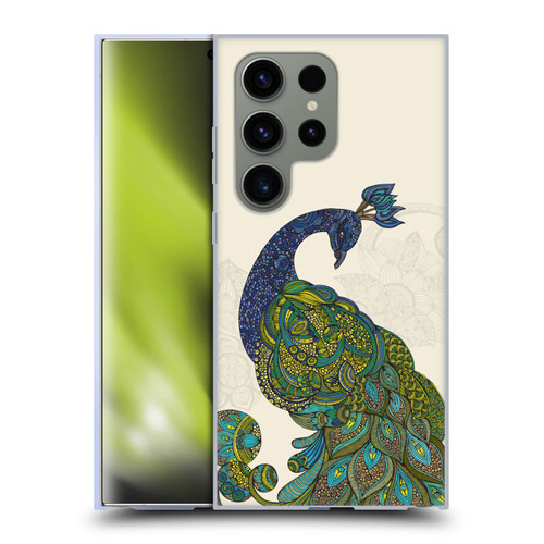 Valentina Birds Peacock Tail Soft Gel Case for Samsung Galaxy S24 Ultra 5G
