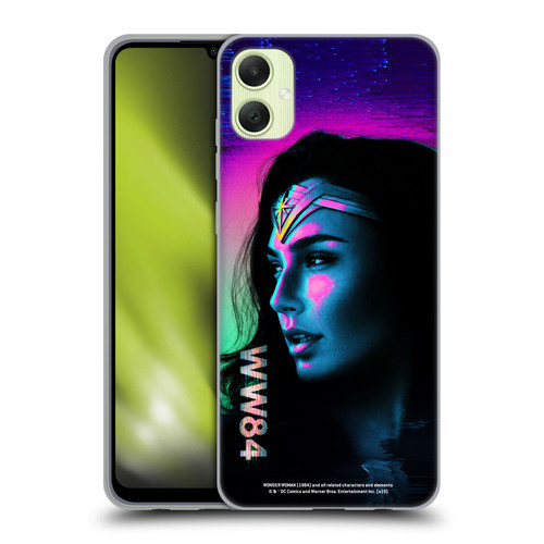 Wonder Woman 1984 80's Graphics Glitch Soft Gel Case for Samsung Galaxy A05