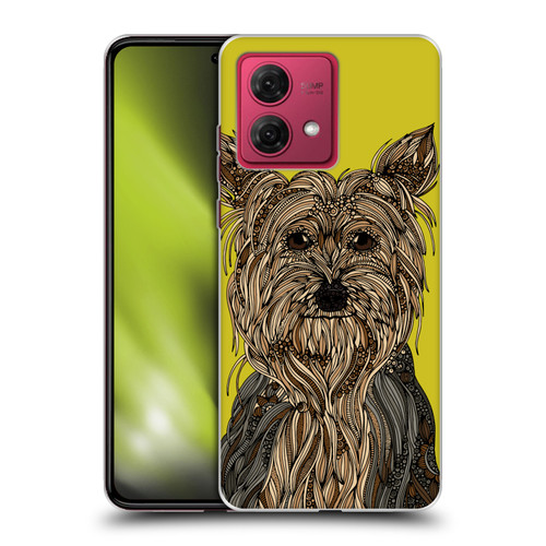 Valentina Dogs Yorkshire Terrier Soft Gel Case for Motorola Moto G84 5G