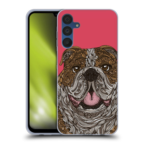 Valentina Dogs English Bulldog Soft Gel Case for Samsung Galaxy A15