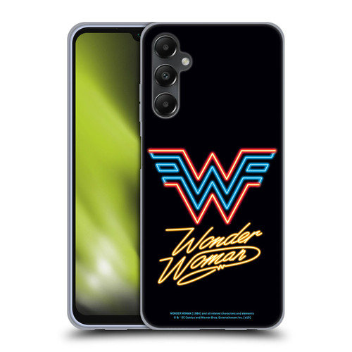 Wonder Woman 1984 Logo Art Neon Soft Gel Case for Samsung Galaxy A05s