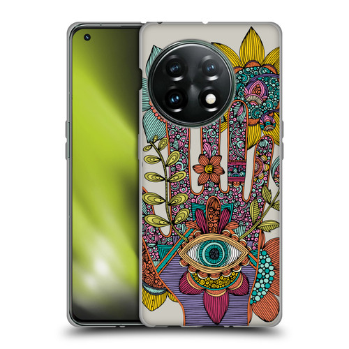 Valentina Symbols Illustration Hamsa Soft Gel Case for OnePlus 11 5G