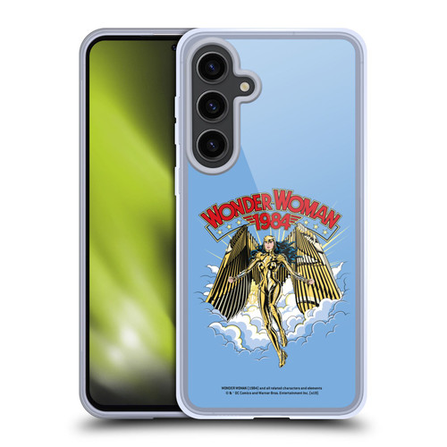 Wonder Woman 1984 Retro Art Golden Armour Soft Gel Case for Samsung Galaxy S24+ 5G