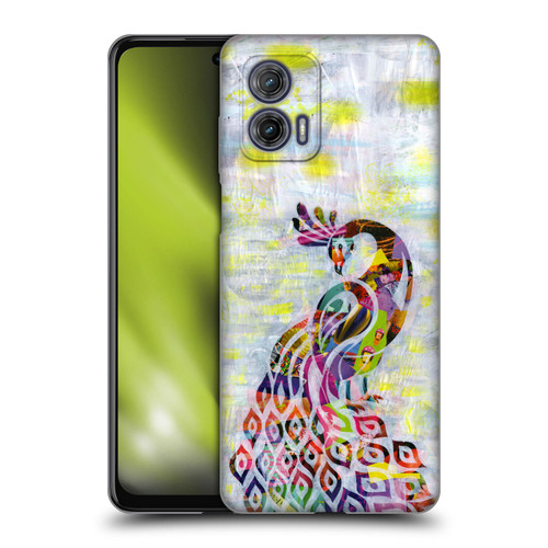 Artpoptart Animals Peacock Soft Gel Case for Motorola Moto G73 5G