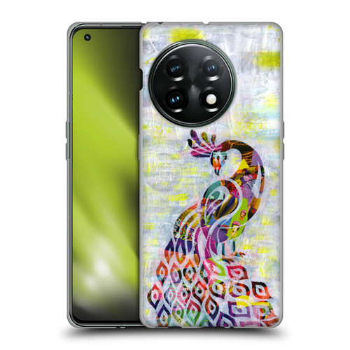 Artpoptart Animals Peacock Soft Gel Case for OnePlus 11 5G