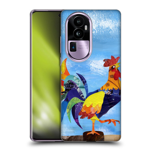 Artpoptart Animals Colorful Rooster Soft Gel Case for OPPO Reno10 Pro+
