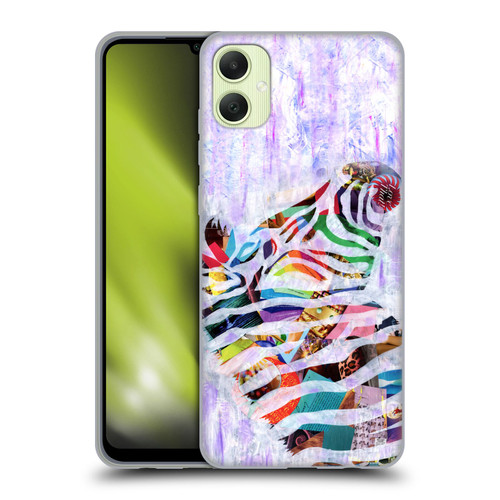 Artpoptart Animals Purple Zebra Soft Gel Case for Samsung Galaxy A05