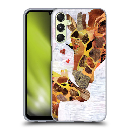 Artpoptart Animals Sweet Giraffes Soft Gel Case for Samsung Galaxy A24 4G / Galaxy M34 5G