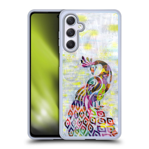 Artpoptart Animals Peacock Soft Gel Case for Samsung Galaxy M54 5G