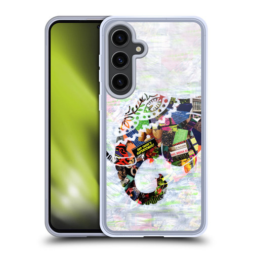 Artpoptart Animals Elephant Soft Gel Case for Samsung Galaxy S24+ 5G