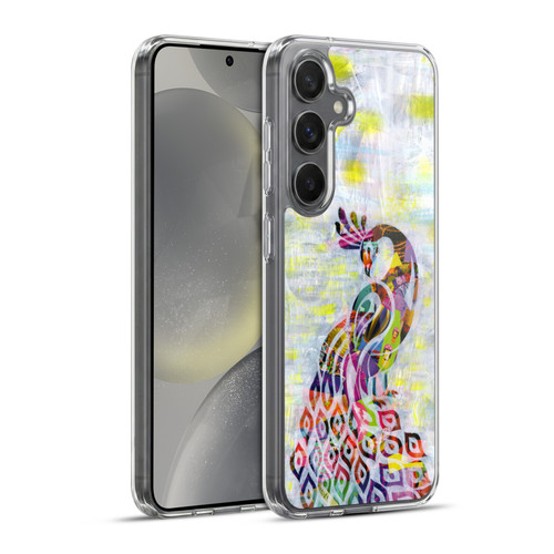 Artpoptart Animals Peacock Soft Gel Case for Samsung Galaxy S24+ 5G & MagSafe