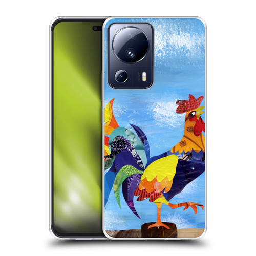 Artpoptart Animals Colorful Rooster Soft Gel Case for Xiaomi 13 Lite 5G