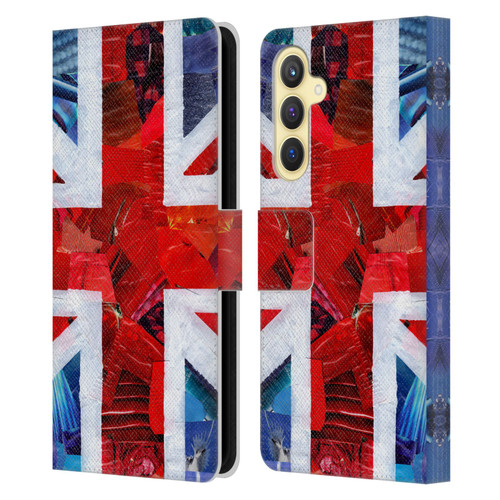 Artpoptart Flags Union Jack Leather Book Wallet Case Cover For Samsung Galaxy S23 FE 5G