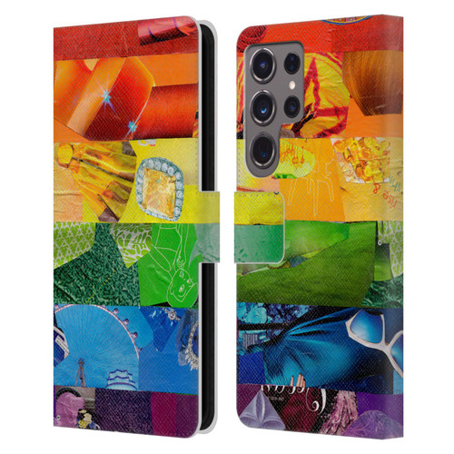 Artpoptart Flags LGBT Leather Book Wallet Case Cover For Samsung Galaxy S24 Ultra 5G