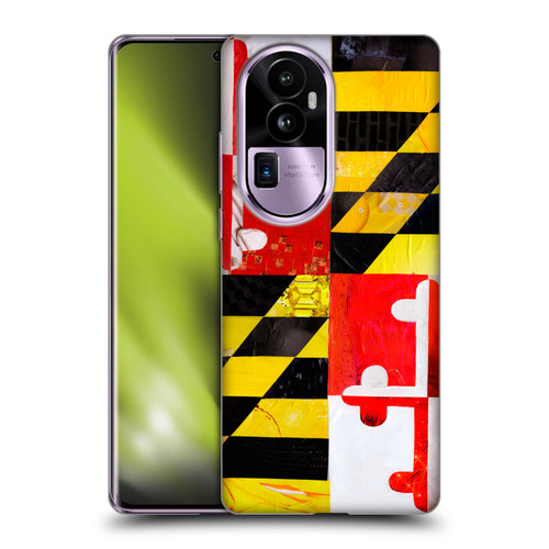 Artpoptart Flags Maryland Soft Gel Case for OPPO Reno10 Pro+