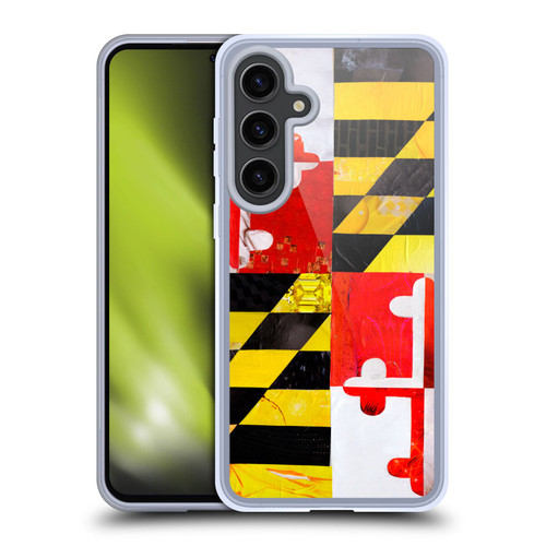 Artpoptart Flags Maryland Soft Gel Case for Samsung Galaxy S24+ 5G & MagSafe
