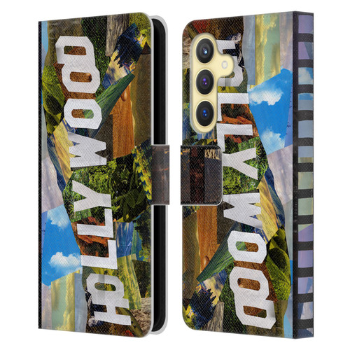 Artpoptart Travel Hollywood Leather Book Wallet Case Cover For Samsung Galaxy S24 5G