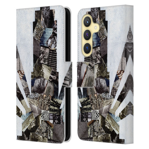 Artpoptart Travel Empire State Leather Book Wallet Case Cover For Samsung Galaxy S24 5G