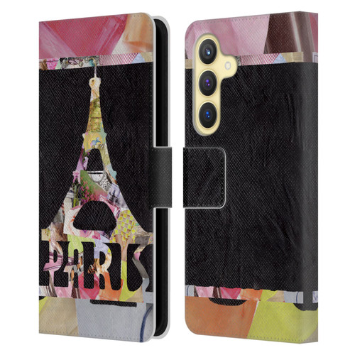 Artpoptart Travel Paris Leather Book Wallet Case Cover For Samsung Galaxy S24 5G