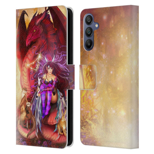 Ruth Thompson Dragons Capricorn Leather Book Wallet Case Cover For Samsung Galaxy A15