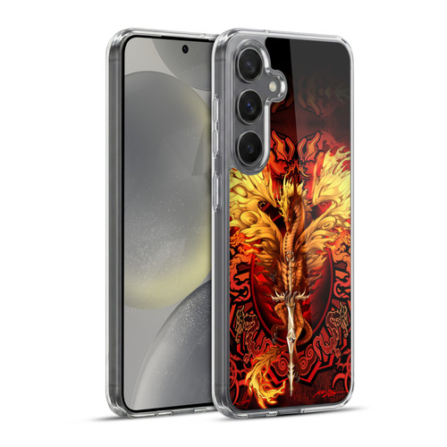 Ruth Thompson Dragons Flameblade Soft Gel Case for Samsung Galaxy S24+ 5G & MagSafe