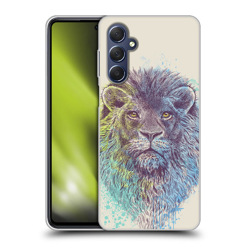 Rachel Caldwell Animals 3 Lion Soft Gel Case for Samsung Galaxy M54 5G