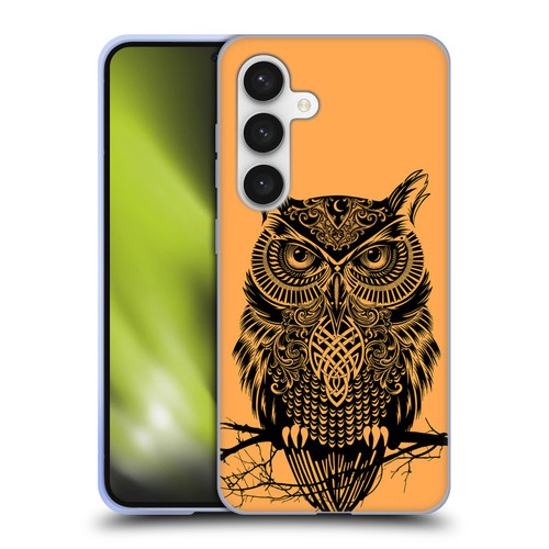 Rachel Caldwell Animals 3 Owl 2 Soft Gel Case for Samsung Galaxy S24 5G