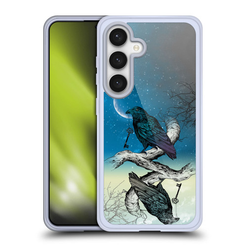 Rachel Caldwell Animals 3 Raven Soft Gel Case for Samsung Galaxy S24 5G