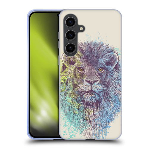 Rachel Caldwell Animals 3 Lion Soft Gel Case for Samsung Galaxy S24+ 5G