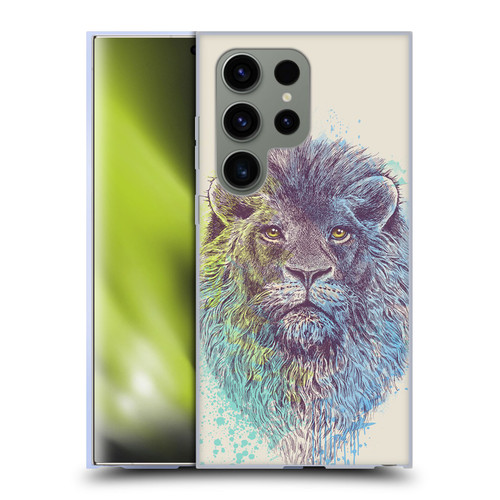 Rachel Caldwell Animals 3 Lion Soft Gel Case for Samsung Galaxy S24 Ultra 5G
