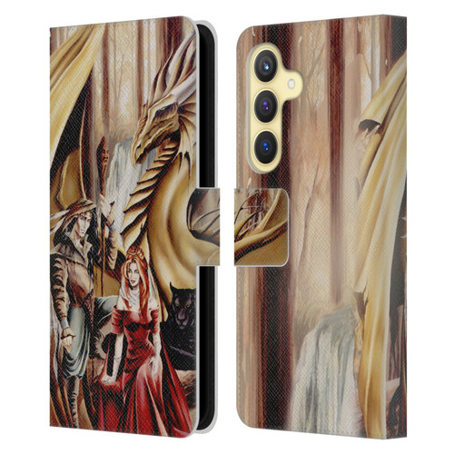 Ruth Thompson Dragons 2 Gathering Leather Book Wallet Case Cover For Samsung Galaxy S24 5G