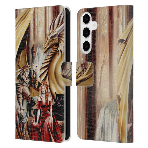 Ruth Thompson Dragons 2 Gathering Leather Book Wallet Case Cover For Samsung Galaxy S24+ 5G