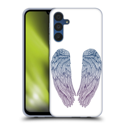 Rachel Caldwell Illustrations Angel Wings Soft Gel Case for Samsung Galaxy A15
