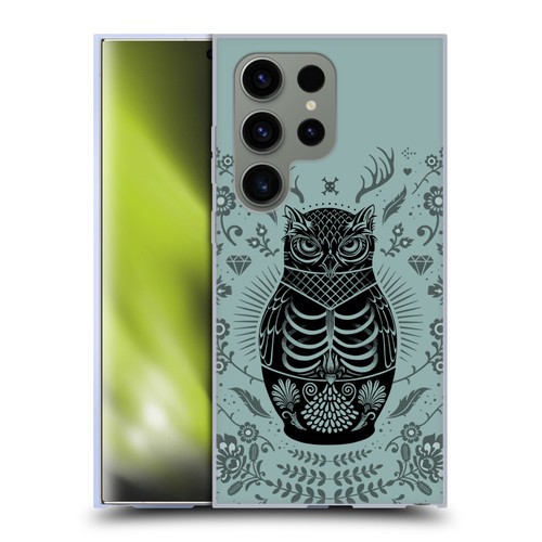 Rachel Caldwell Illustrations Owl Doll Soft Gel Case for Samsung Galaxy S24 Ultra 5G
