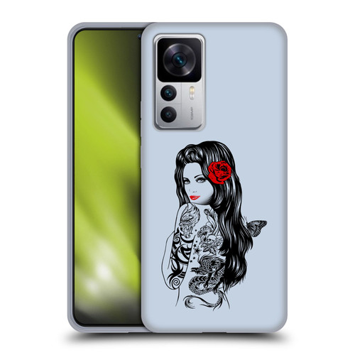 Rachel Caldwell Illustrations Tattoo Girl Soft Gel Case for Xiaomi 12T 5G / 12T Pro 5G / Redmi K50 Ultra 5G