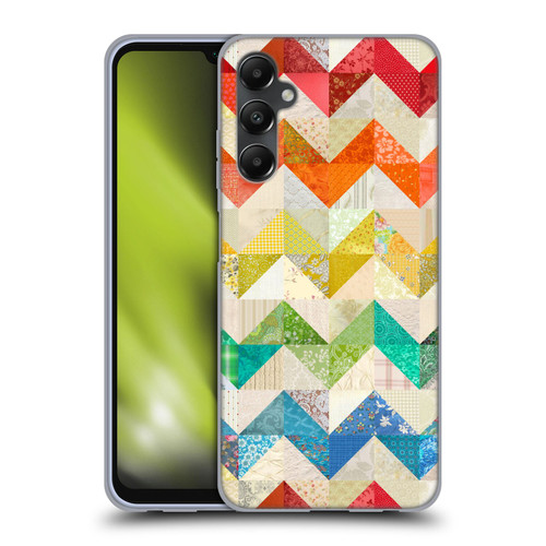 Rachel Caldwell Patterns Zigzag Quilt Soft Gel Case for Samsung Galaxy A05s